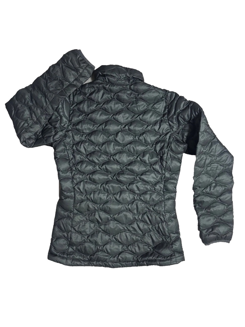 Mountain Hardwear Women's Nitrous Down Jacket Puffer Full-Zip Gray Size Small